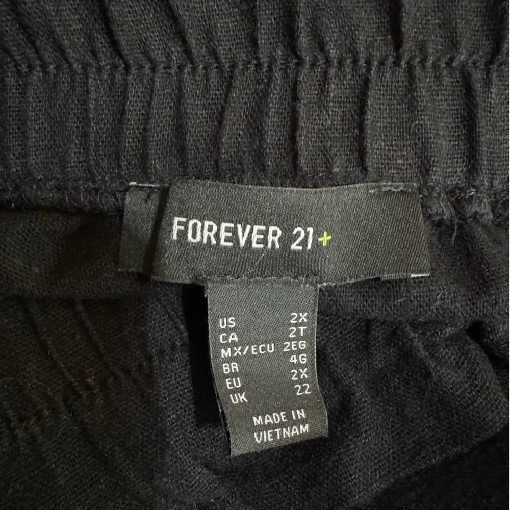 Forever 21 Black Paperbag Shorts